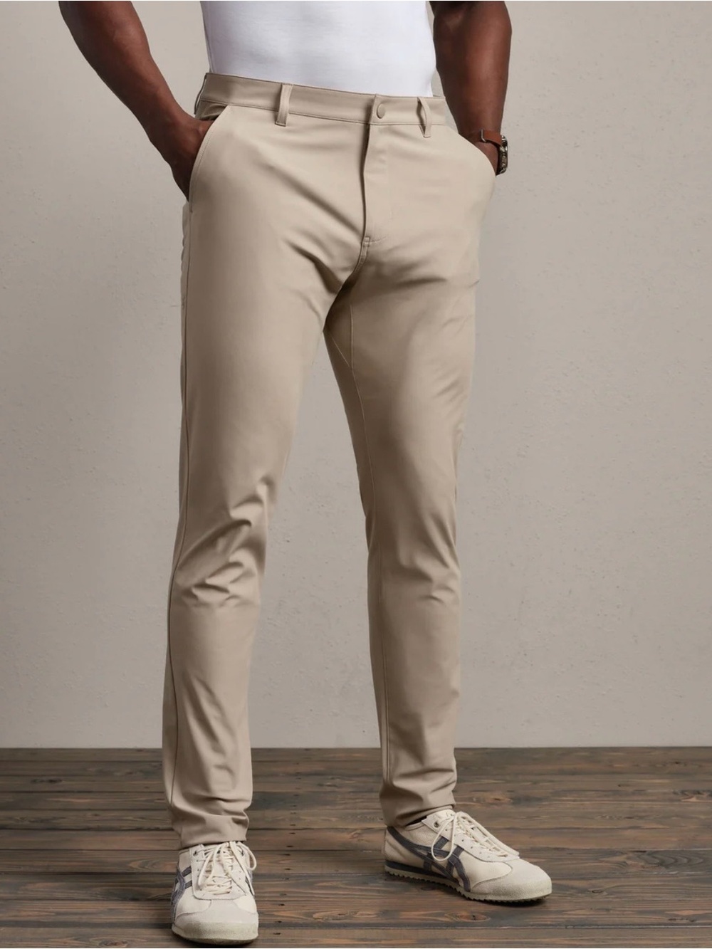 Rhone Commuter Slim Pants Teak Brown 28 Performance Stretch